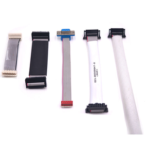 Cabo Flat IDC Personalizado com Conector de 2, 4, 6 Pinos, Fio Cinza UL 2651 28 AWG para Dispositivos Eletrônicos PCB - Product Image 3