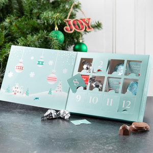 Calendrier de l'Avent au <span class=keywords><strong>chocolat</strong></span> personnalisé 12/24 jours, boîte cadeau de Noël - Product Image 2