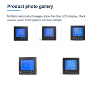 Medidor de Energía Multifunción Trifásico con Pantalla LCD RS485 Modbus-RTU, Monitor de Energía Digital Inteligente Industrial de 5A