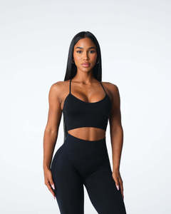 <span class=keywords><strong>Soutien</strong></span>-<span class=keywords><strong>gorge</strong></span> <span class=keywords><strong>de</strong></span> sport sans couture pour femme, grande taille, simple, à maintien élevé, en nylon, avec <span class=keywords><strong>bretelles</strong></span> croisées au dos, vente en gros - Product Image 2