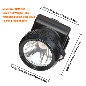 Xách Tay 3W LED Có Thể Sạc Lại Đèn Pha Độ Sáng Cao Không Thấm Nước IP54 500M Có Thể Điều Chỉnh Chùm Công Nghiệp Câu Cá Đêm Khai Thác Mỏ - Product Image 4