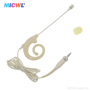 Neues MICWL Mini Micro fone <span class=keywords><strong>Com</strong></span> Fone De Ouvido Para Schnecken-Headset-Mikrofon für SLX ULX GLX EW G2 G3 G4 Wireless 3,5mm TA4F 4Pin - Product Image 4