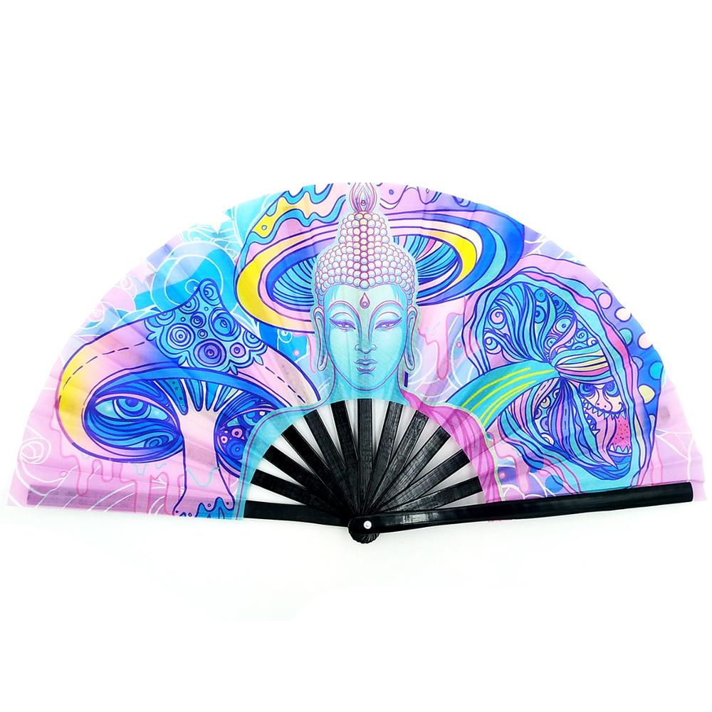 Изготовленный на заказ Китайский Большой Вентилятор охлаждения/складной ручной вентилятор/Rave вентилятор