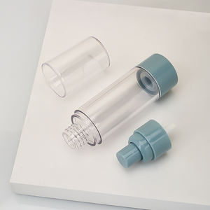 Marca Heypack, venta al por mayor, productos de embalaje cosméticos personalizados de alta calidad, suministro de fábrica, botella de bomba de vacío azul de 30ml y 50ml - Product Image 3