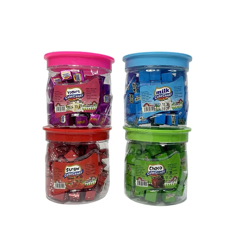 중국 도매 큐브 캔디 과자 및 사탕 구미 제조업체 하드 캔디 할랄