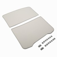 Nouvel accessoire pare-soleil pour Tesla Model Y Juniper 2025, pour toits ouvrants avant et arrière, avec boucle en tissu glacé et pare-soleil