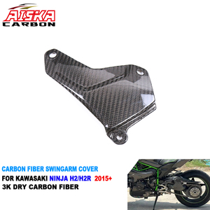 AISKA Kits de carénage de bras oscillant 100% carbone sec 3K pour <span class=keywords><strong>Kawasaki</strong></span> <span class=keywords><strong>Ninja</strong></span> <span class=keywords><strong>H2</strong></span> H2R 2015+ - Product Image 1