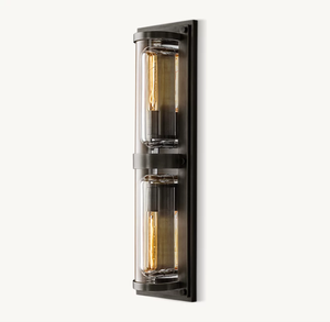 Hiện Đại Đồng thau K9 pha lê Vòng tuyến tính sconce tường ánh sáng đồng/vàng màu AC 110V/240V trang trại trang trí nội thất - Product Image 2