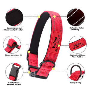 תג שם ריק לצווארון כלב עם חריטה אישית של לוגו בהדפסת UV, תגית גומי ריקה נגד אובדן, שרשרת לחיות מחמד עם תג שם ריק - Product Image 3