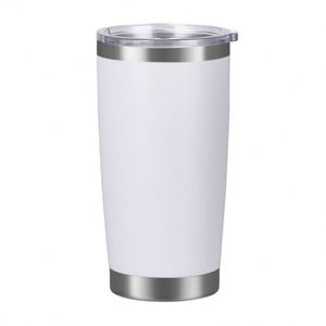 Vasos de Viaje Reutilizables de Acero Inoxidable con Aislamiento de Doble Pared y Recubrimiento en Polvo, Libres de BPA, Personalizables, de 20 oz, al por Mayor - Product Image 3
