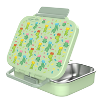 Nouveauté 2026 OEM/ODM Boîte à lunch portable pour enfants en acier inoxydable à 3 compartiments