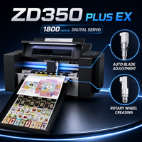 Machine de découpe et de pliage du carton Purcell ZD350 PLUS-EX, alimentation automatique, découpeuse numérique pour boîtes d'emballage 400 g/m²