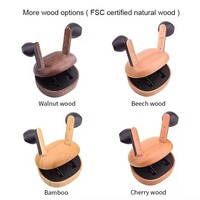 Écouteurs sans fil TWS en bois massif Longue durée de vie de la batterie Écouteurs intra-auriculaires sans fil en bois massif de haute qualité pour iphone Android