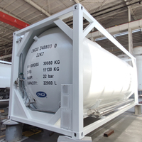 Conteneur ISO 20 pieds pour CO2 liquide/gaz naturel, conteneur ISO 20 pieds 26m³ pour transport cryogénique de CO2, norme ASME/NB