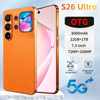 Smartphone Android S26 Ultra 22 Go + 2 To 5G Double SIM Double Veille Débloqué – Vente en Gros