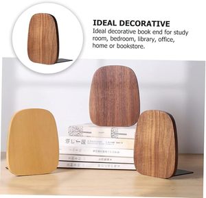 Fermalibri in Legno di Noce e Faggio con Logo Personalizzato Inciso, Forma Irregolare <span class=keywords><strong>Verticale</strong></span>, Design Moderno e Lussuoso per il Ritorno a Scuola - Product Image 3