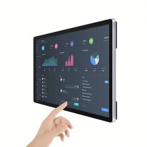 Touchwo 32-inch Độ sáng cao màn hình kỹ thuật số treo tường điện dung Màn hình rộng Android tất cả-trong-một PC giao diện USB mới - Product Image 1
