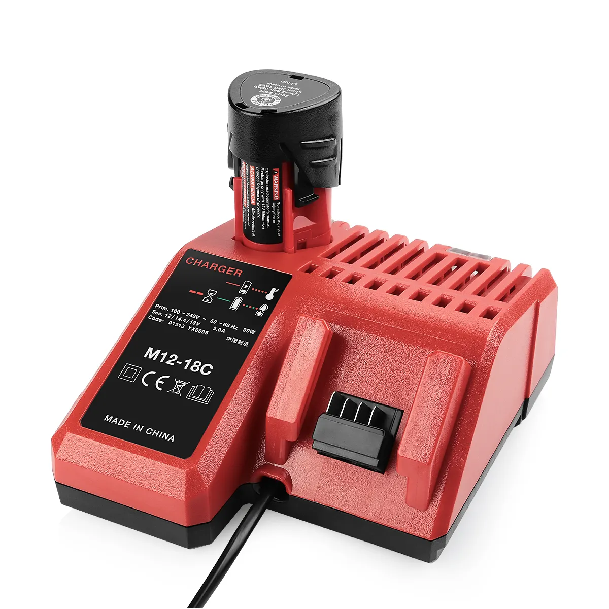 Replacement Li-ion Power Tool Battery Universal Charger For Milwaukee battery 12v/18V Charger