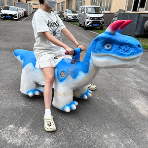 Trottinette à chevaucher dinosaure pour centres commerciaux, parcs d'aventure intérieurs, jardins d'enfants et écoles – Manèges dinosaures pour le divertissement - Product Image 5