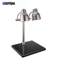 Heavybao Commercial hôtel cuisine en acier inoxydable Aliment chaleur conservation des aliments lampe chauffante alimentation électrique Restaurant fournitures