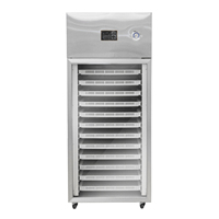 Déshydrateur alimentaire industriel commercial en acier inoxydable à 15 plateaux pour fruits, légumes et fruits de mer
