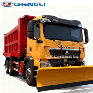 Camion de déneigement hydraulique Howo 6x4 avec épandeur de sel pour l'entretien routier hivernal - Product Image 4