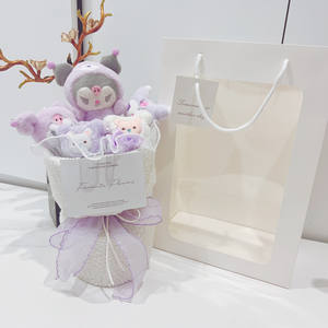 Bouquet de jouets en peluche chat et chien Kawaii, peluche douce et câline, bouquet romantique, cadeau pour les couples, Saint-Valentin - Product Image 5