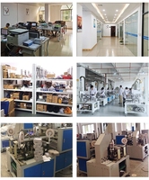 Machine de fabrication de boîtes rigides entièrement automatique, Machine de pliage de fil de papier, boîtes cadeaux, Machine de fabrication de couvercles durs