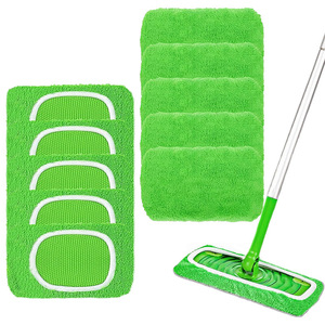 Custom Fit Swiffe <b>Mop</b> Replacement Cloth Rectangular Chenille Washable Reusable Self Wringer Home Use - Product Image 2