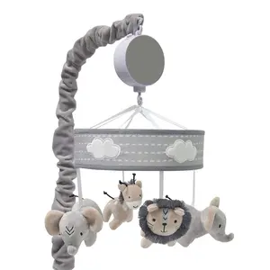 Tùy Chỉnh Nhồi Bông Mềm Bé Di Động Crib Toy Vui Dễ Thương Plush Điện Musical Bé Đồ Chơi Cho Trẻ Sơ Sinh Nôi Giường