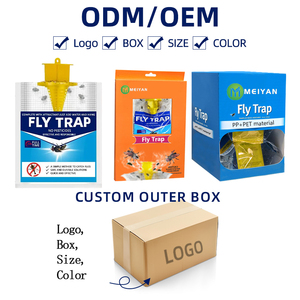 Piège à mouches à l'état solide suspendu pour l'extérieur, attrape-insectes de jardin, grand sac, piège à mouches des fruits, imperméable, écologique - Product Image 4