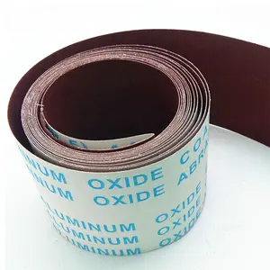 Rouleau de tissu de ponçage en oxyde d'aluminium, 10 pièces, 100mm x 50m, thermosensible