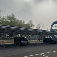 Structure de carport solaire sur mesure Bristar Factory avec acier au carbone Q235B/Q355B