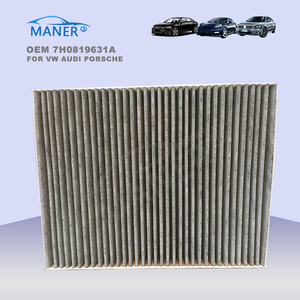 อะไหล่รถยนต์ MANER ระบบปรับอากาศ ไส้กรองอากาศ ไส้กรองคาร์บอนในห้องโดยสาร 7H0819631A สำหรับรถยนต์ VW AUDI - Product Image 3