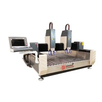 Prix de gros Syntec CNC routeur Machine Double-tête gravure sculpture pierre marbre granit pour usage domestique nouveaux moteurs pompes