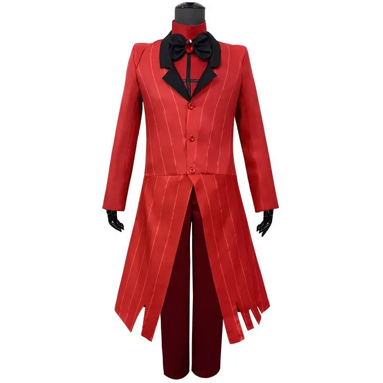 Baige cosplay hot khách sạn alastor đồng phục Cosplay Trang Phục Người lớn người đàn ông Halloween lễ hội giáng sinh trang phục màu đỏ phù hợp với