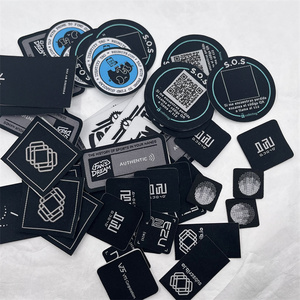 Etiquetas colgantes NFC de PVC impermeables con cordón para accesorios de ropa - Product Image 5