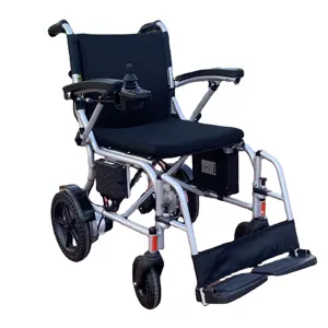 2024 New Foldable and Remote Control Lightweight Electric Wheelchair for Disabled Persons