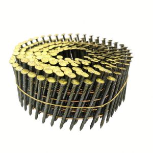 Clavos 1 2 3 4 Galvanizados, Endurecidos, Ranurados, Acanalados, de Cabeza Plana, de Acero para Concreto, con Calidad Taiwanesa - Product Image 1