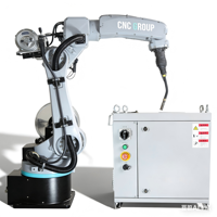 Bras de robot industriel à 6 degrés de liberté, machine de soudage MIG robotisée, robot de soudage automatique pour le traitement des métaux