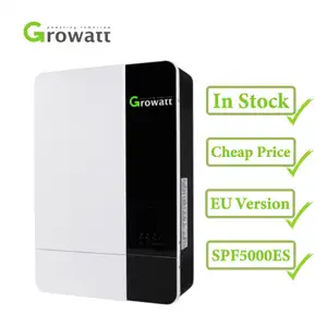 GROWATT 3kw 3.5kw 5kw 5.5kw מהפך שמש בoffgrid היברידי טהור סינוס גל שמש רשת מטען מהפך עם בקר טעינה