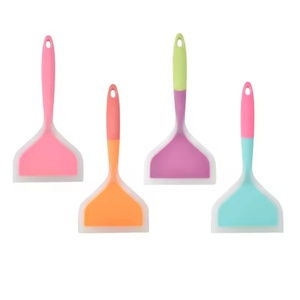 Espátula de silicona para cocinar, espátula ancha de silicona para panqueques, utensilios de cocina, herramientas de cocina antiadherentes, espátula ancha para carne, raspador de pizza - Product Image 5