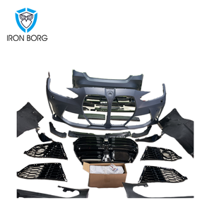 Per <span class=keywords><strong>BMW</strong></span> <span class=keywords><strong>serie</strong></span> 3 F30 berlina <span class=keywords><strong>4</strong></span> <span class=keywords><strong>serie</strong></span> <span class=keywords><strong>F32</strong></span> F33 F36 aggiornamento coupé convertito in nuovo <span class=keywords><strong>BMW</strong></span> M3 G80 M4 G82 Kit carrozzeria fari paraurti - Product Image 6