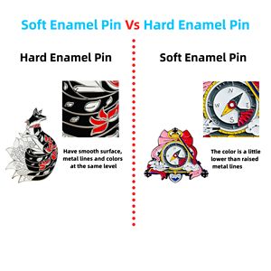 Groothandel Geen Minimale Metalen Pinnen Leverancier Glitter Broche Anime Hard Email Pin Zachte Revers Badge Fabrikant Op Maat Email Pin - Product Image 4