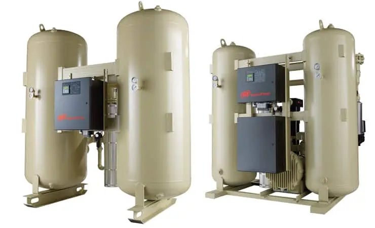 Soplador de aire caliente desecante HB150/200/250, 4,2-226 m3/min, 150-8.000 cfm para Ingersoll Rand, secador de compresor de aire