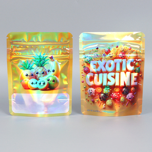 Sacchetti Mylar Personalizzati a Forma di Biscotto o Caramella, Resistenti ai Bambini, 3.5G 7G 14G 28G, con Logo Personalizzato - Product Image 3