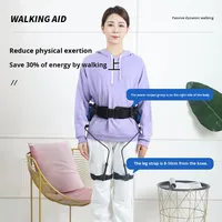 Équipement de rééducation pour personnes âgées, exosquelette pour hémiplégie suite à un AVC, aide à la marche pour les membres inférieurs, aide à la marche pour soulever les jambes, naturel