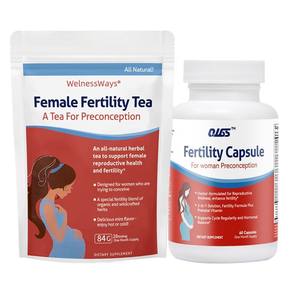 شاي العافية التناسلية للنساء-دعم الخصوبة الطبيعية والشاي المنقع في التوازن الهرموني - Product Image 6