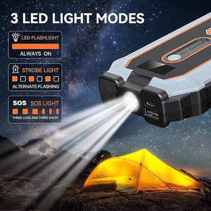 Démarreur de secours portable <span class=keywords><strong>pour</strong></span> moto et voiture, <span class=keywords><strong>batterie</strong></span> au lithium 8000 mAh, chargeur 12 V, <span class=keywords><strong>booster</strong></span> - Product Image 3