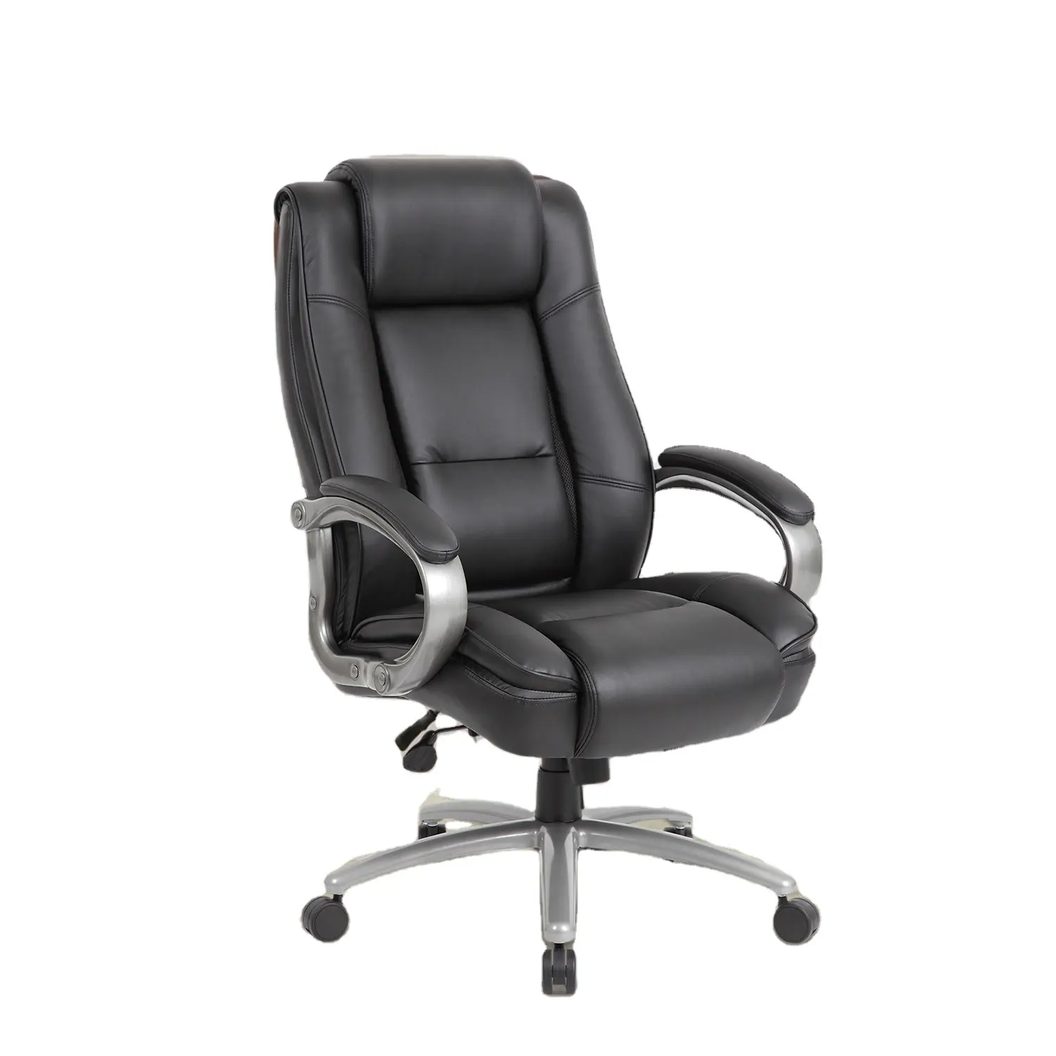 Bureau d'ordinateur de luxe pivotant ergonomique, mobilier de bureau de direction, chaise de bureau réglable en cuir